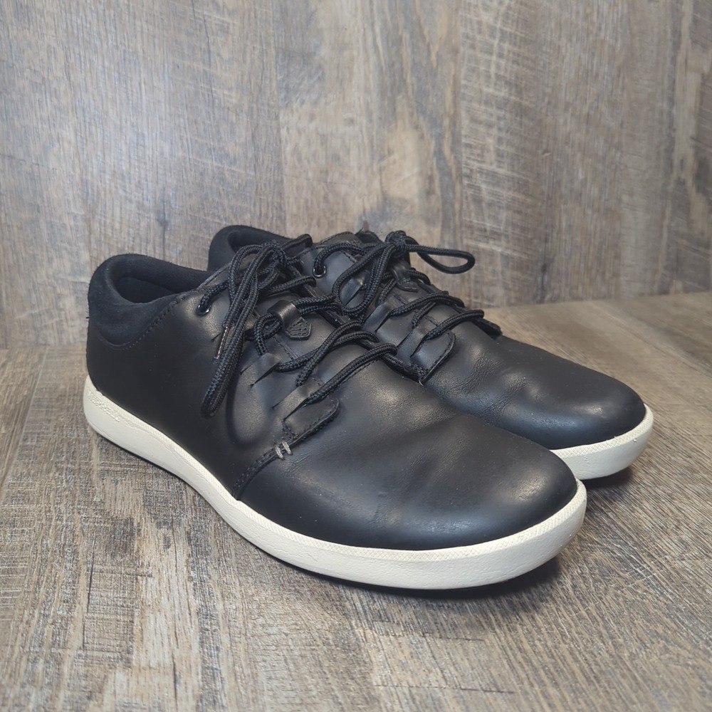 Merrell Shoes Mens 9.5 Freewheel 2 Casual Sneakers Black Leather Lace Up J001001